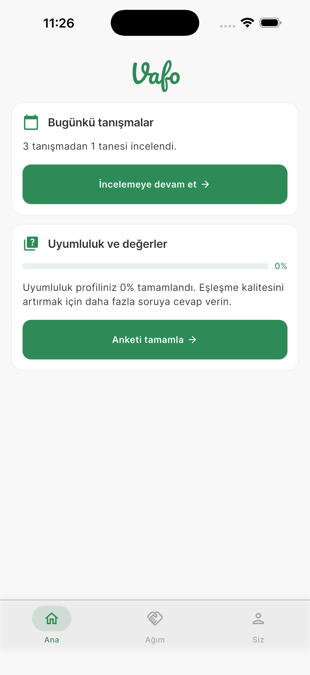 Günlük tanışmalar